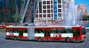 Madrids modern PEGASO 6425-A bus