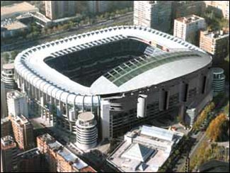 Real Madrid Stadium Aerial photo
