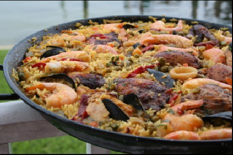 Home cooked Paella in Madrid
