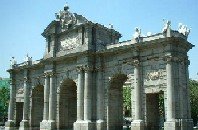 Puerta Alcala, Madrid monuments, Spain